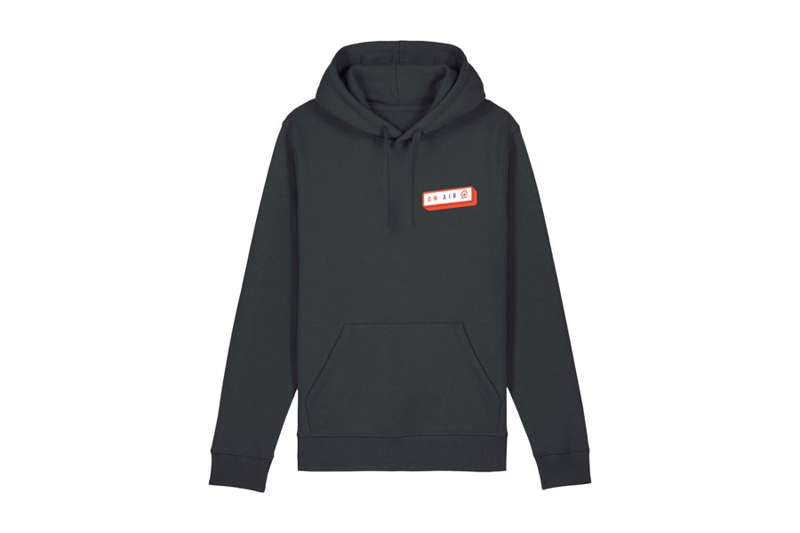 Hoodie - Qmusic On Air - zwart - afbeelding 1