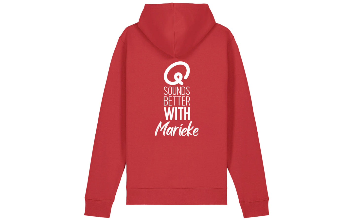 Hoodie - Q sounds better with you gepersonaliseerd - afbeelding 4