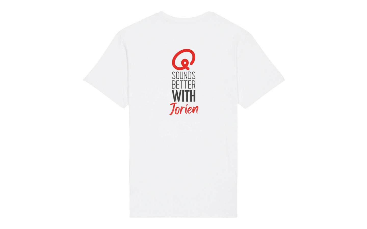 T-shirt - Q sounds better with you gepersonaliseerd - afbeelding 5
