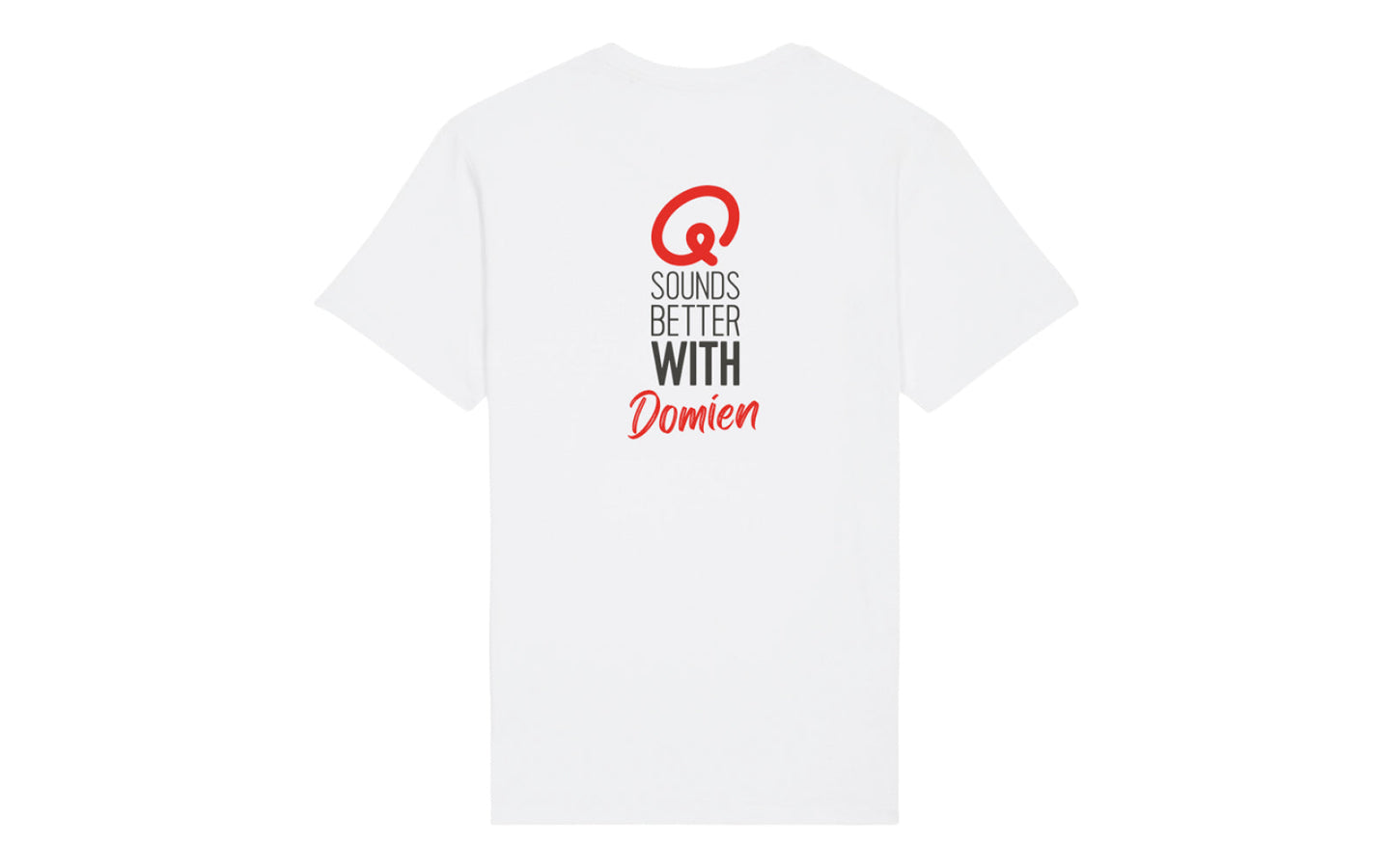 T-shirt - Q sounds better with you gepersonaliseerd - afbeelding 6