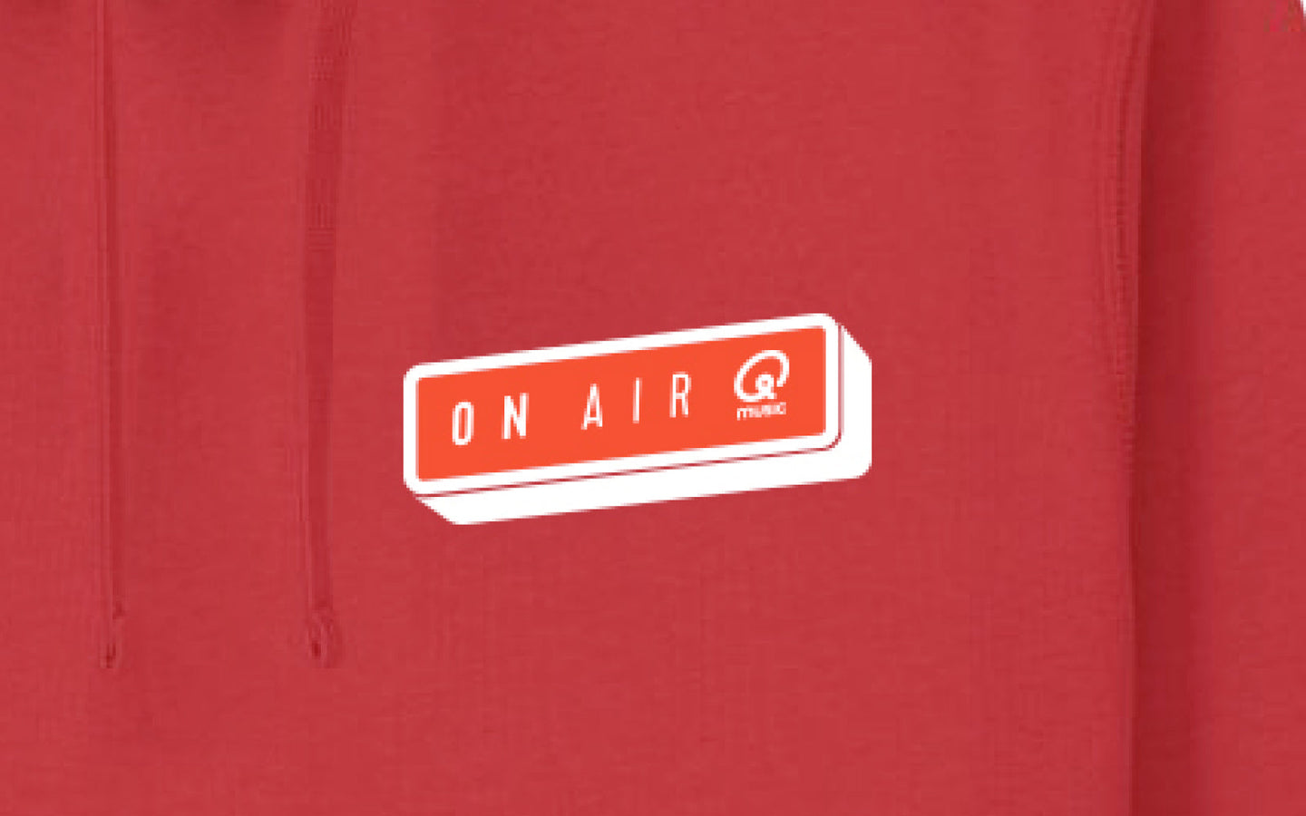 Sweater - Qmusic On Air - rood - afbeelding 3