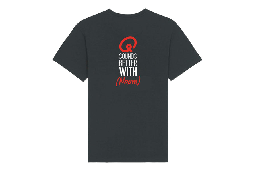 T-shirt - Q sounds better with you gepersonaliseerd - afbeelding 1