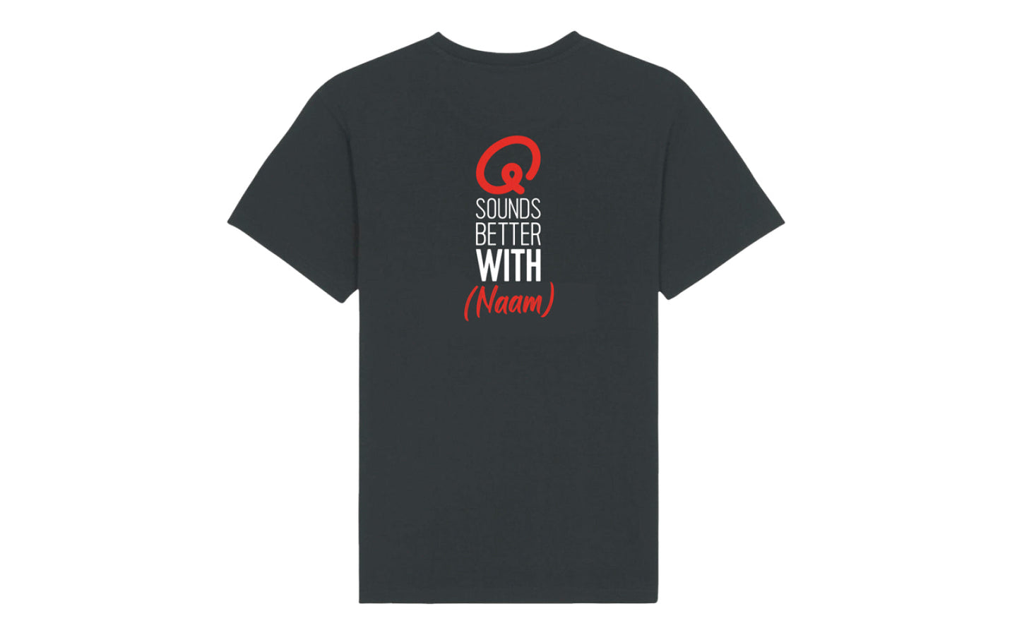 T-shirt - Q sounds better with you gepersonaliseerd - afbeelding 1