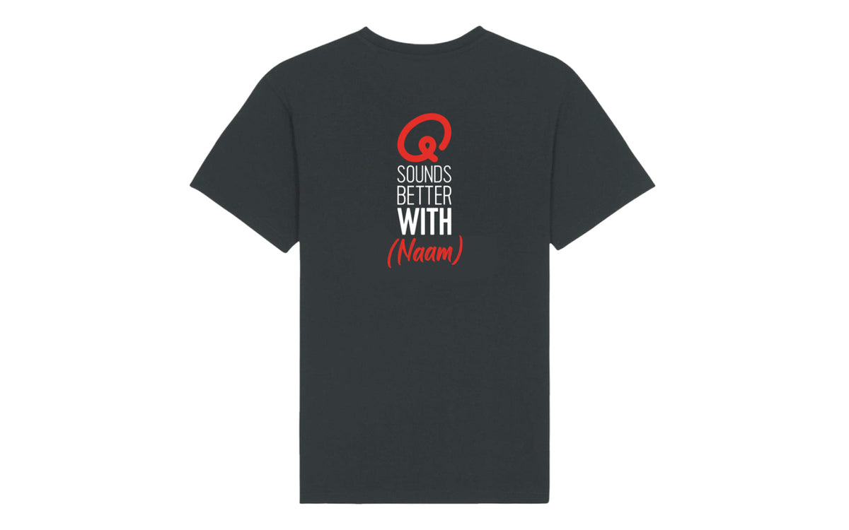T-shirt - Q sounds better with you gepersonaliseerd - afbeelding 1