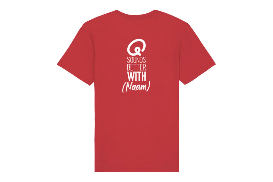 T-shirt - Q sounds better with you gepersonaliseerd - afbeelding 1
