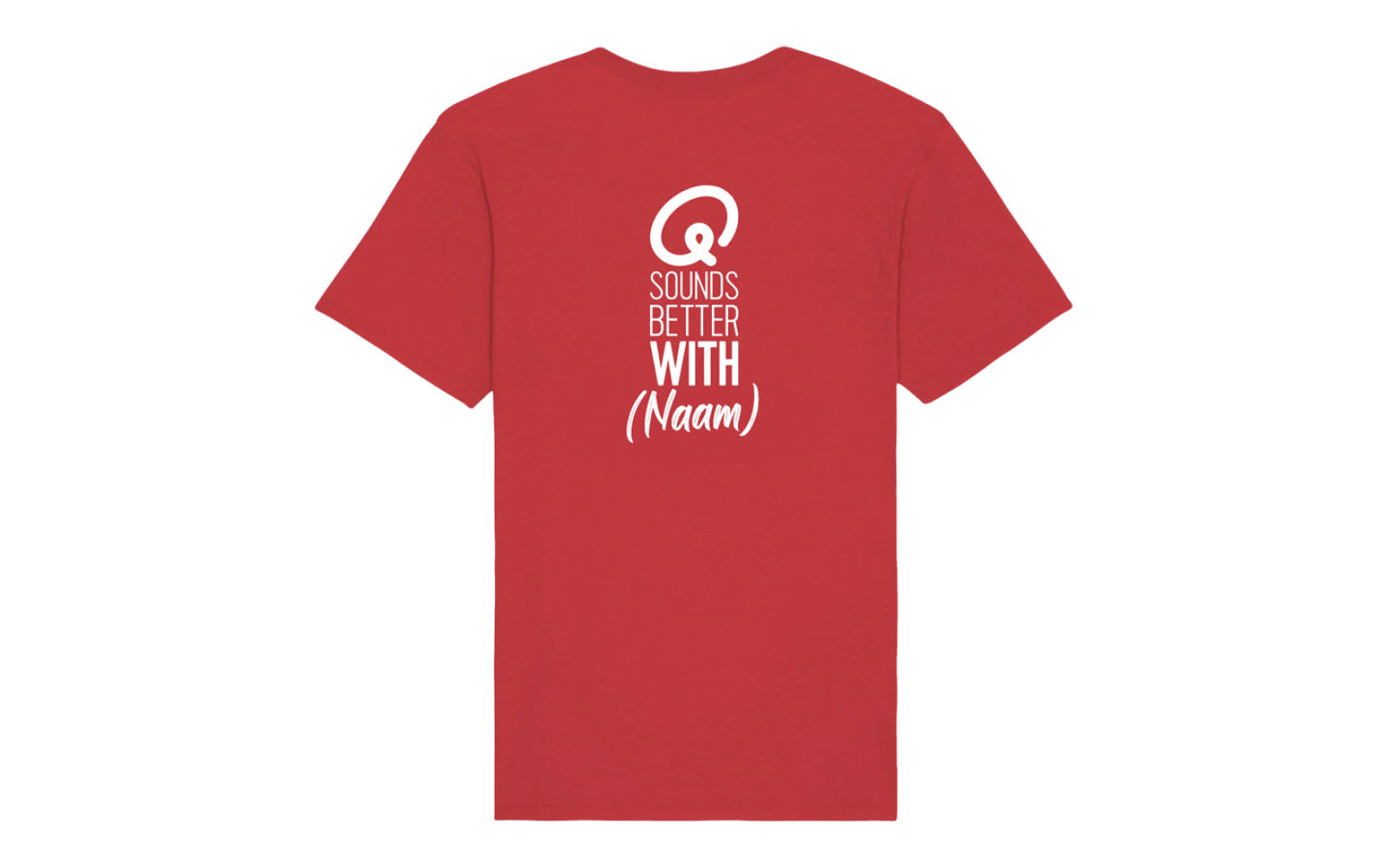 T-shirt - Q sounds better with you gepersonaliseerd - afbeelding 1
