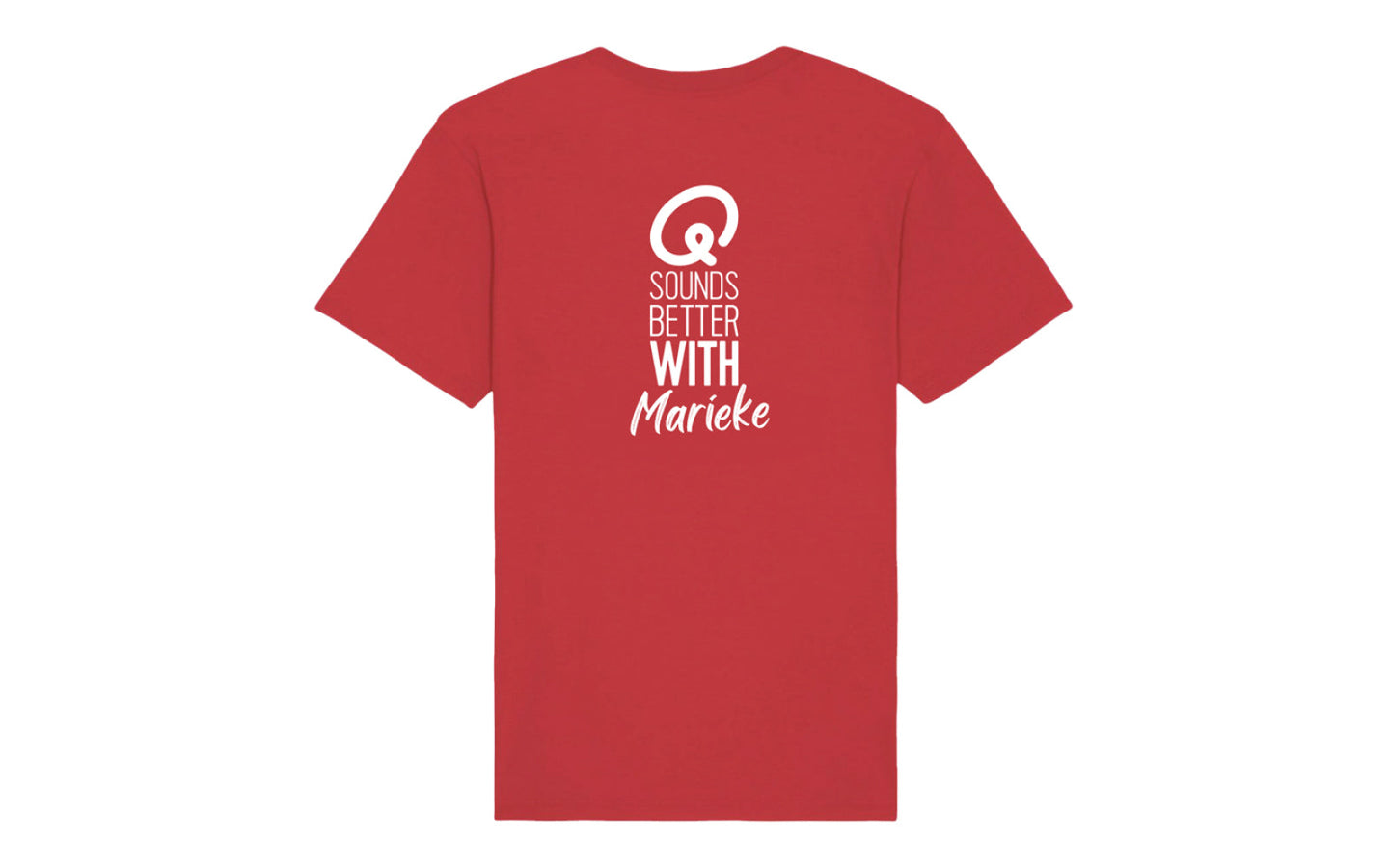 T-shirt - Q sounds better with you gepersonaliseerd - afbeelding 4