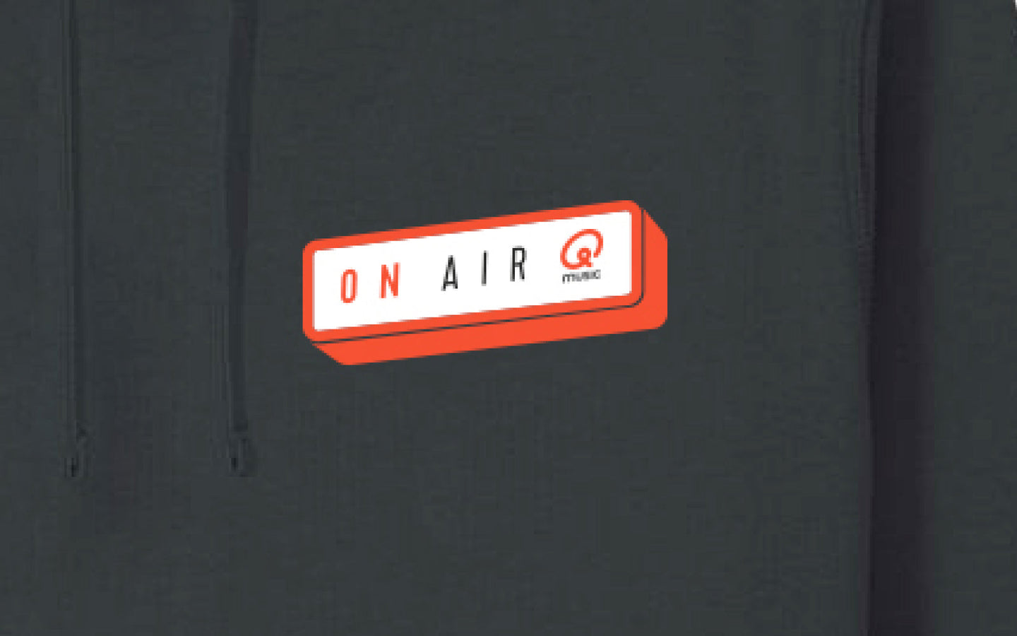 Hoodie - Qmusic On Air - zwart - afbeelding 3