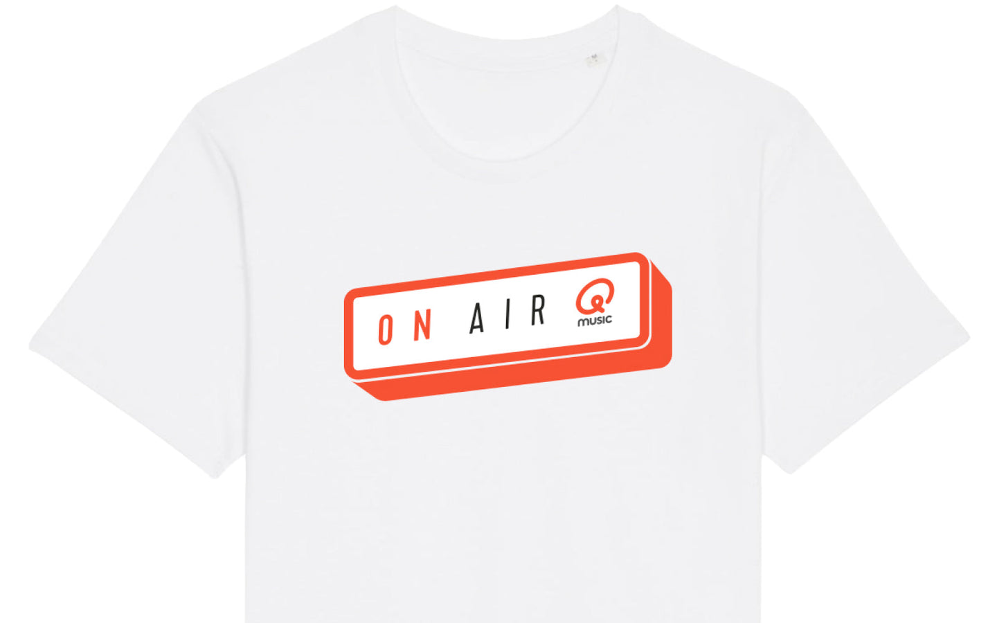 T-shirt - Qmusic On Air (groot) - wit - afbeelding 2