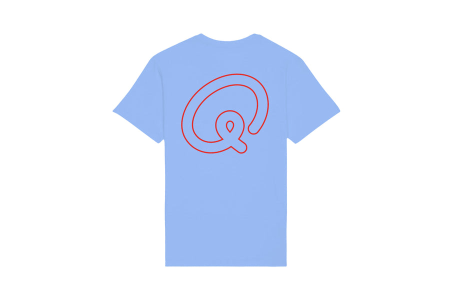 T-Shirt 'On Air Groot' - Swimmer Blue - afbeelding 1