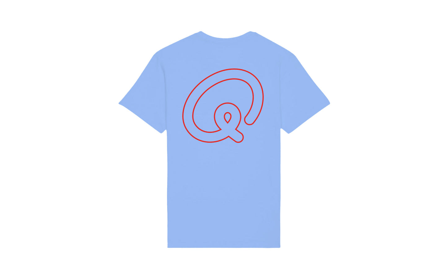 T-Shirt 'On Air Groot' - Swimmer Blue - afbeelding 1