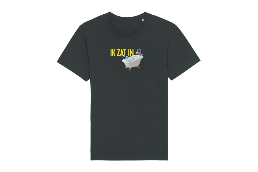 T-shirt 'Ik zat in bad' - afbeelding 1