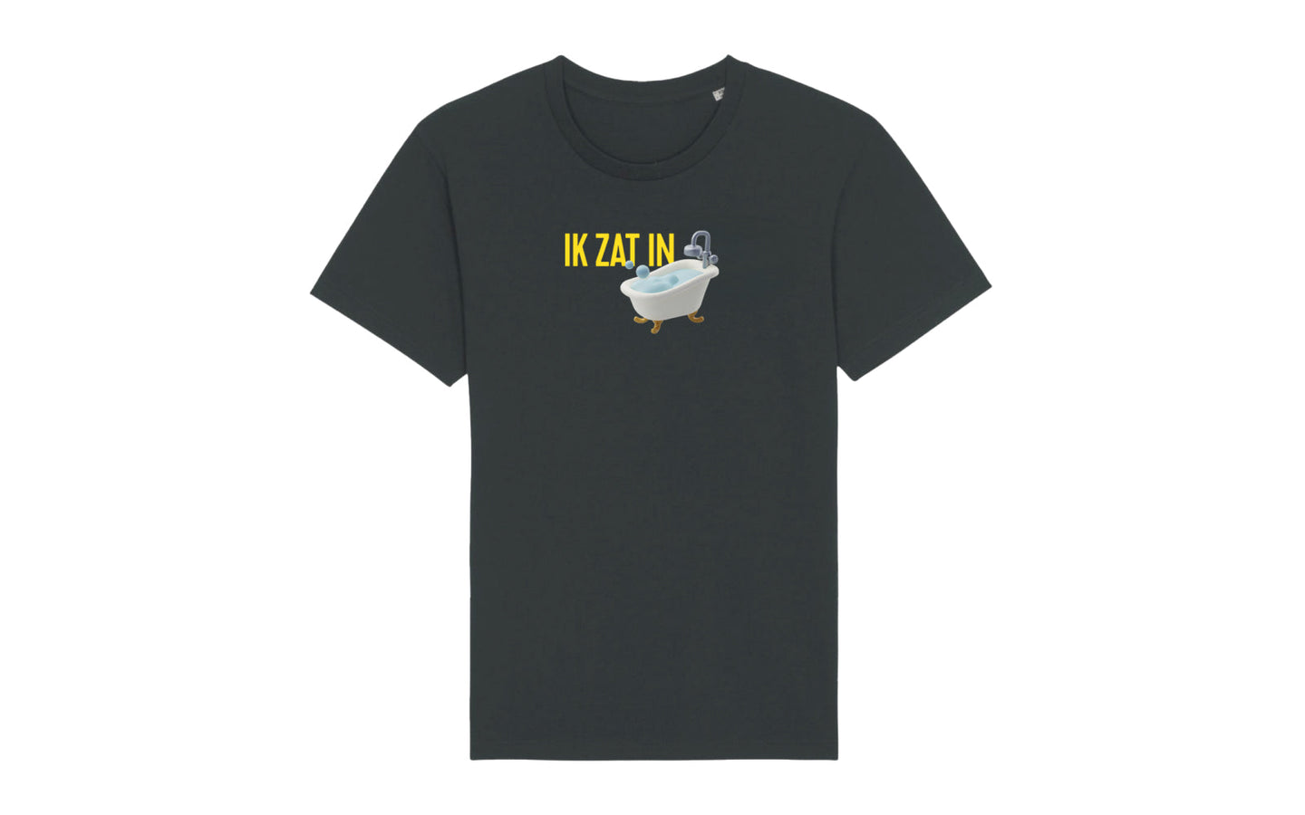 T-shirt 'Ik zat in bad' - afbeelding 1