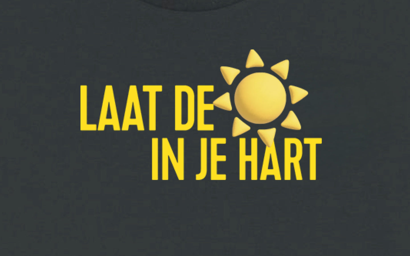 T-shirt 'Laat de zon in je hart' - afbeelding 2