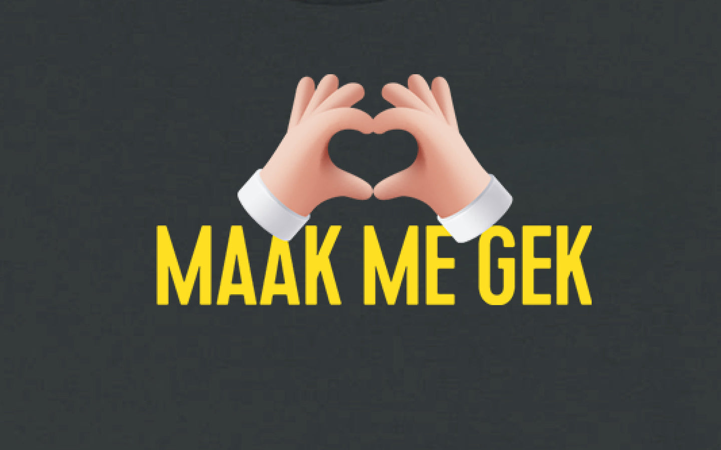 T-shirt 'Maak me gek' - afbeelding 2