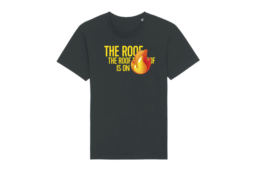 T-shirt 'The roof is on fire' - afbeelding 1