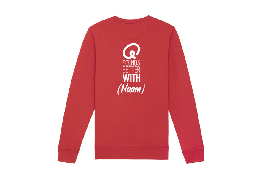 Sweater - Q sounds better with you gepersonaliseerd - afbeelding 1