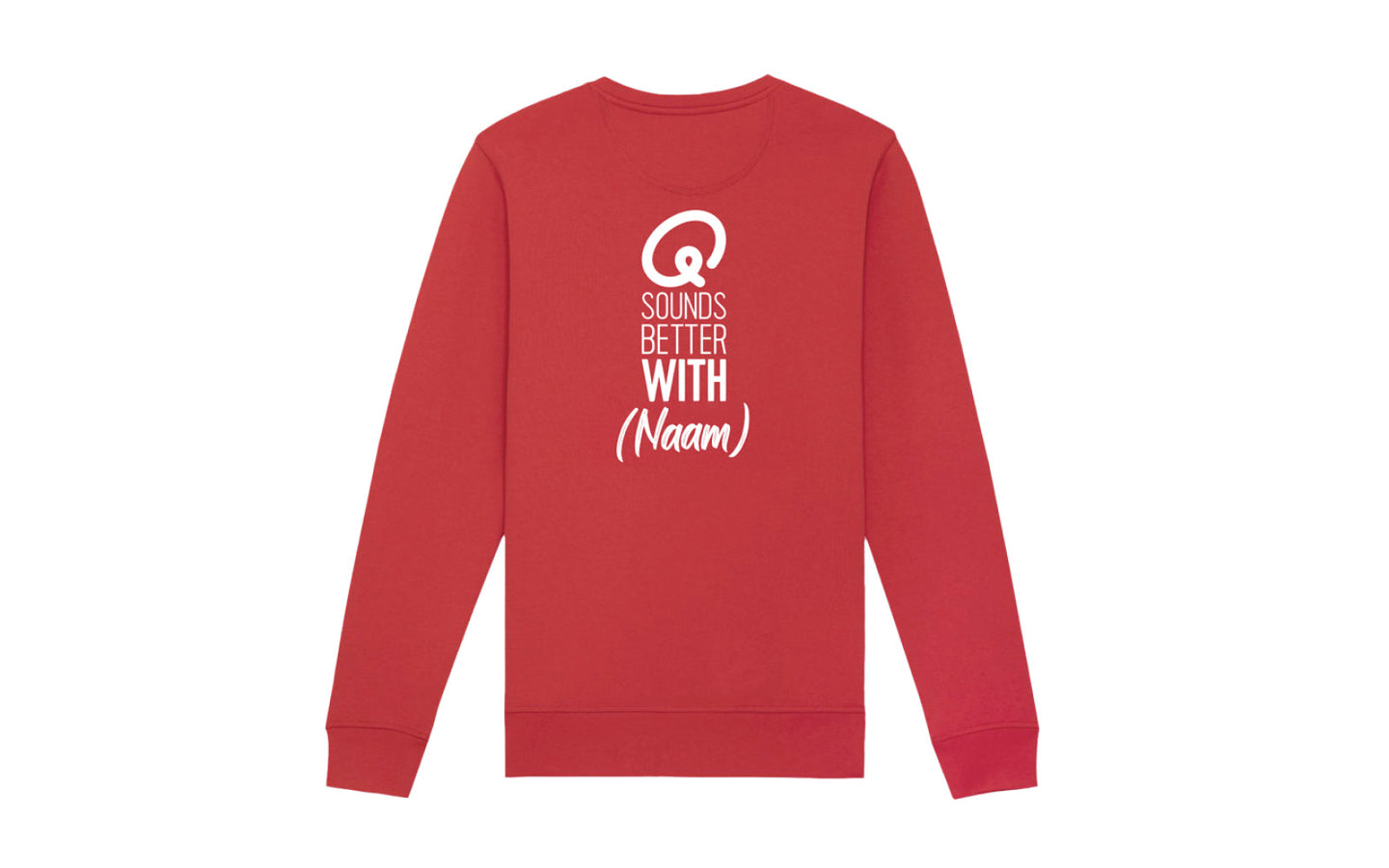 Sweater - Q sounds better with you gepersonaliseerd - afbeelding 1