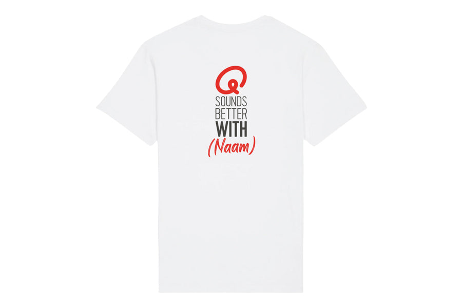 T-shirt - Q sounds better with you gepersonaliseerd - afbeelding 1