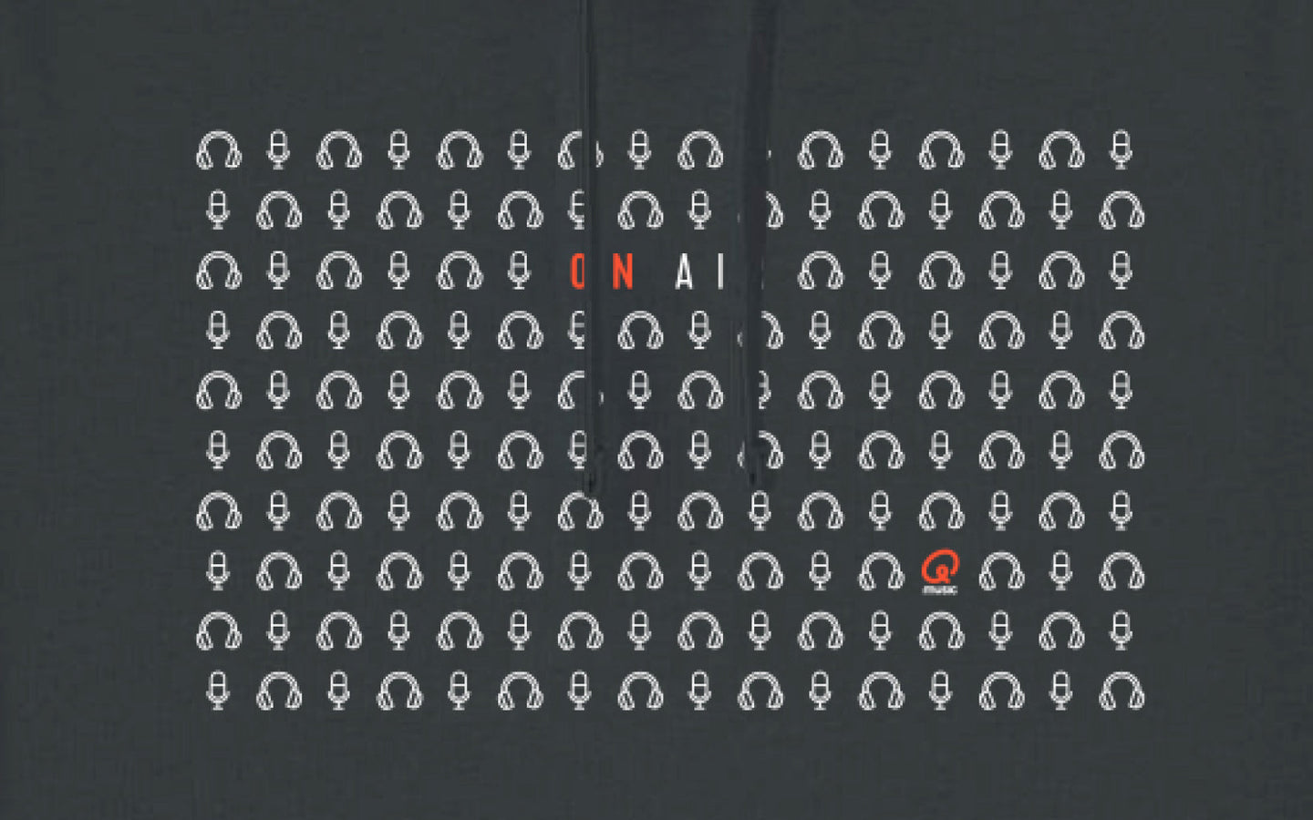 Hoodie - Icons - zwart - afbeelding 2