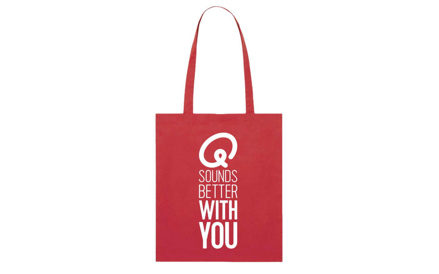Canvas Tas - Q Sounds Better With You - afbeelding 1