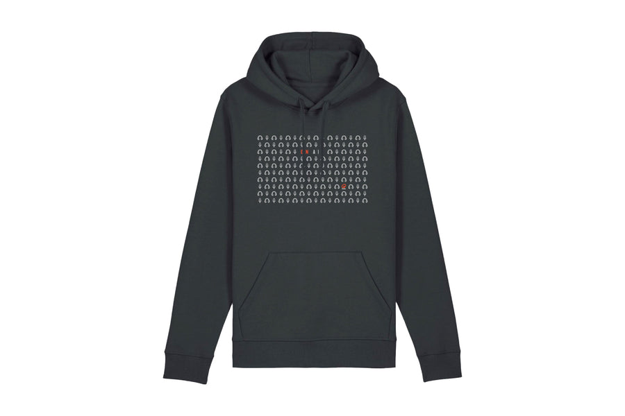 Hoodie - Icons - zwart - afbeelding 1