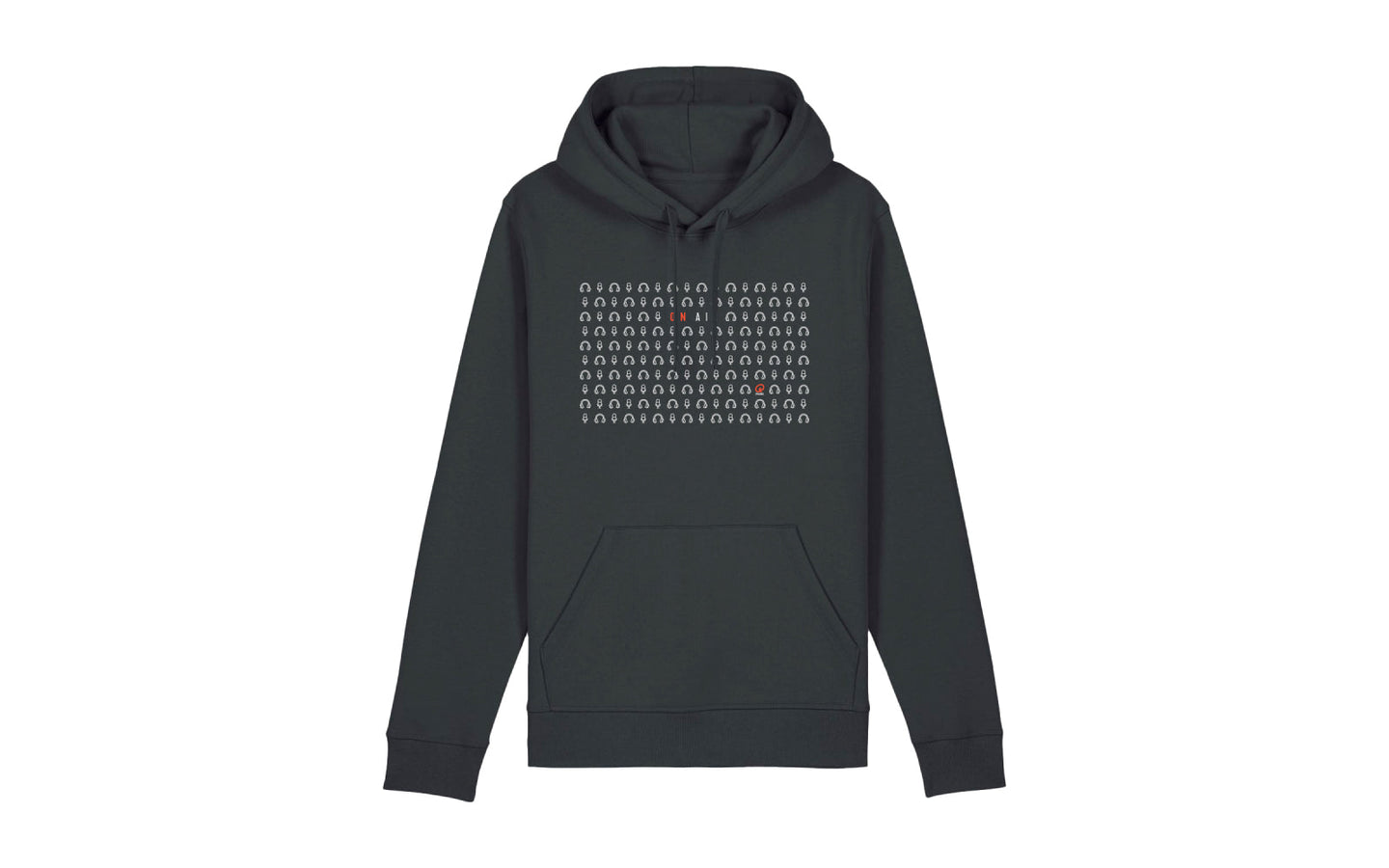 Hoodie - Icons - zwart - afbeelding 1