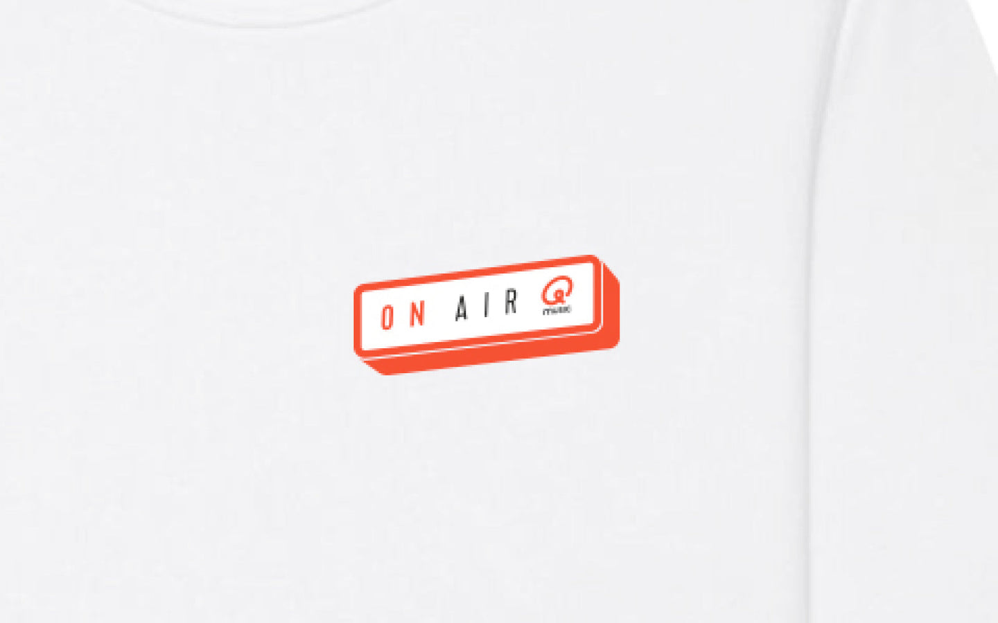 Sweater - Qmusic On Air - wit - afbeelding 3