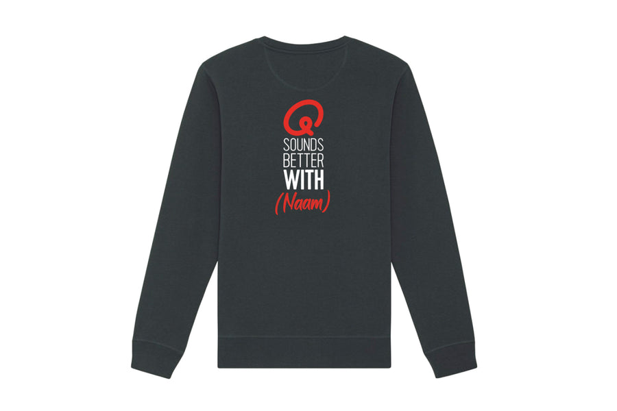 Sweater - Q sounds better with you gepersonaliseerd - afbeelding 1