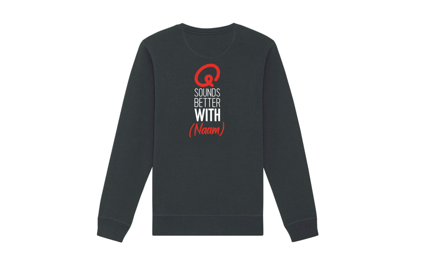 Sweater - Q sounds better with you gepersonaliseerd - afbeelding 1