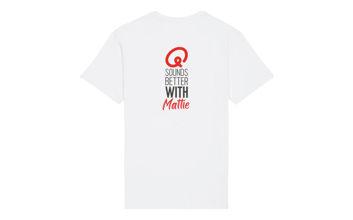 T-shirt - Q sounds better with you gepersonaliseerd - afbeelding 3