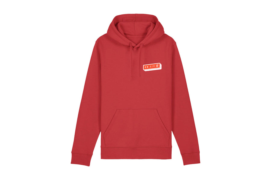 Hoodie - Qmusic On Air - rood - afbeelding 1
