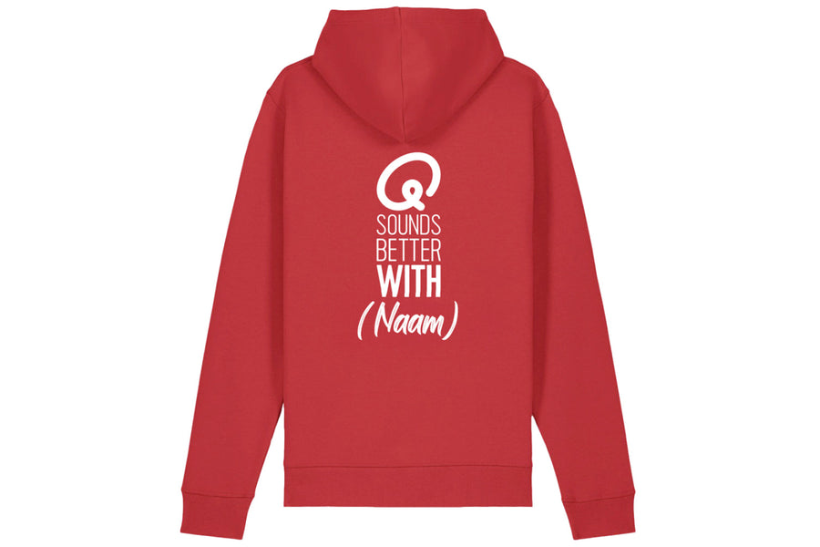Hoodie - Q sounds better with you gepersonaliseerd - afbeelding 1