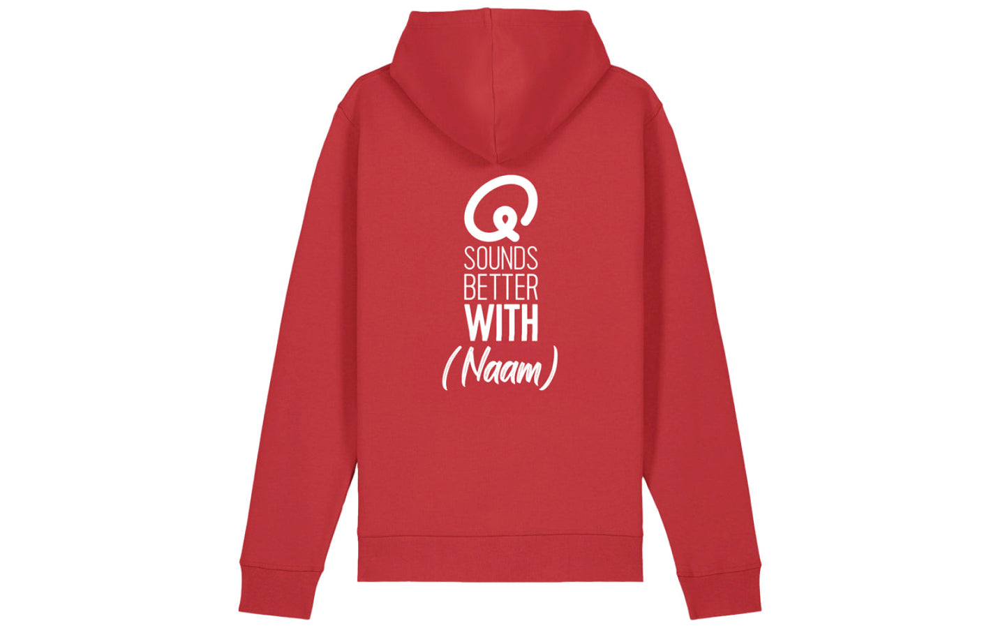Hoodie - Q sounds better with you gepersonaliseerd - afbeelding 1
